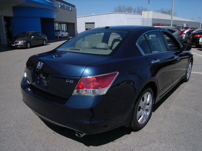 honda accord 2010 blue sedan exl v6 gasoline 6 cylinders front wheel drive automatic 46219