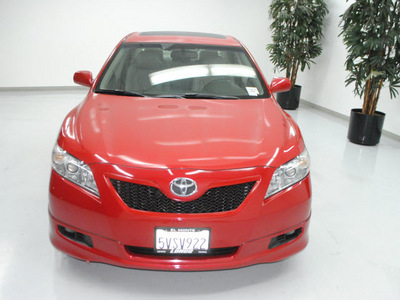 toyota camry 2007 red sedan se v6 gasoline 6 cylinders front wheel drive automatic 91731