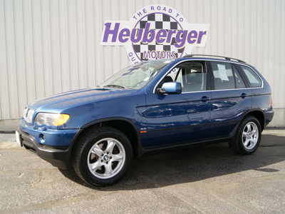 bmw x5 2000 topaz blue suv 4 4i gasoline v8 all whee drive automatic 80905