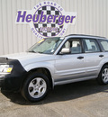 subaru forester 2004 platinum silver suv xs gasoline 4 cylinders all whee drive 5 speed manual 80905
