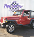 jeep wrangler 1998 red suv sport gasoline 6 cylinders 4 wheel drive automatic 80905