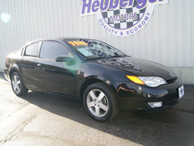 saturn ion 2006 black coupe 3 gasoline 4 cylinders front wheel drive 5 speed manual 80905
