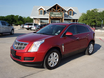 cadillac srx 2011 red gasoline 6 cylinders front wheel drive automatic 76087