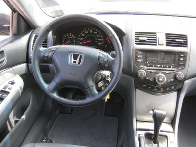 honda accord 2003 dk  gray sedan ex w leather gasoline 4 cylinders dohc front wheel drive automatic 77379
