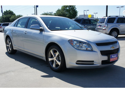 chevrolet malibu 2011 silver sedan lt flex fuel 4 cylinders front wheel drive automatic 77090