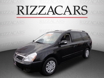 kia sedona 2011 black van lx gasoline 6 cylinders front wheel drive automatic with overdrive 60546