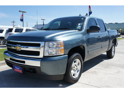 chevrolet silverado 1500 2009 blue lt flex fuel 8 cylinders 2 wheel drive automatic 77090