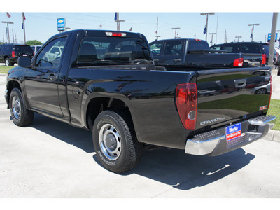 gmc canyon 2008 black pickup truck sl gasoline 4 cylinders rear wheel drive standard 77090