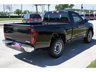 gmc canyon 2008 black pickup truck sl gasoline 4 cylinders rear wheel drive standard 77090