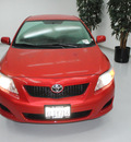 toyota corolla 2010 red sedan le gasoline 4 cylinders front wheel drive automatic 91731