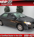 toyota corolla 2010 dk  gray sedan le gasoline 4 cylinders front wheel drive automatic 91731