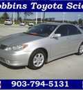 toyota camry 2005 silver sedan le gasoline 4 cylinders front wheel drive automatic 75503