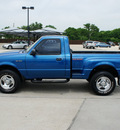 ford ranger 2001 blue pickup truck edge gasoline 6 cylinders rear wheel drive 5 speed manual 76087