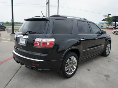 gmc acadia 2011 black suv denali gasoline 6 cylinders front wheel drive automatic 76087