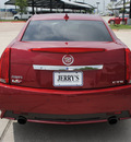 cadillac cts v 2009 red sedan gasoline 8 cylinders rear wheel drive automatic 76087