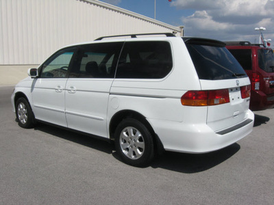 honda odyssey 2003 white van ex l w dvd gasoline 6 cylinders sohc front wheel drive automatic 45840