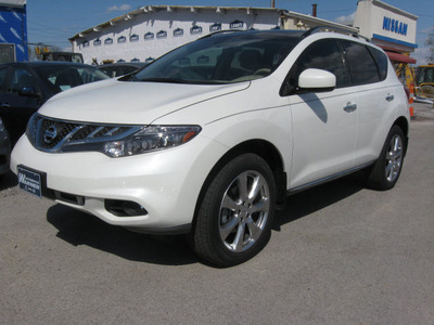 nissan murano 2012 white suv platinum edition gasoline 6 cylinders all whee drive automatic 45840