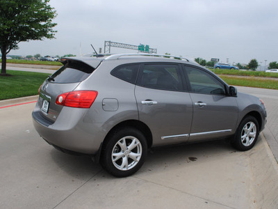 nissan rogue 2011 lt  gray sv gasoline 4 cylinders front wheel drive automatic 76018