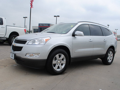 chevrolet traverse 2011 silver lt gasoline 6 cylinders front wheel drive automatic 76018