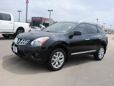 nissan rogue 2011 black sl gasoline 4 cylinders front wheel drive automatic 76018