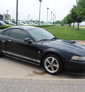 ford mustang 2003 black coupe mach 1 premium gasoline 8 cylinders rear wheel drive 5 speed manual 76018