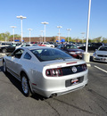 ford mustang 2013 silver coupe premium gasoline 6 cylinders rear wheel drive automatic with overdrive 60546