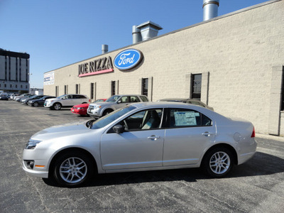 ford fusion 2012 silver sedan s gasoline 4 cylinders front wheel drive automatic with overdrive 60546