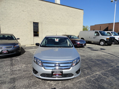 ford fusion 2012 silver sedan s gasoline 4 cylinders front wheel drive automatic with overdrive 60546