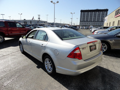 ford fusion 2012 silver sedan s gasoline 4 cylinders front wheel drive automatic with overdrive 60546