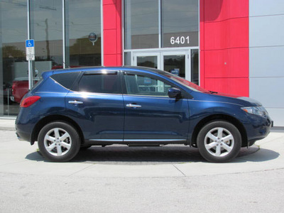 nissan murano 2010 navy blue suv gasoline 6 cylinders front wheel drive automatic 33884