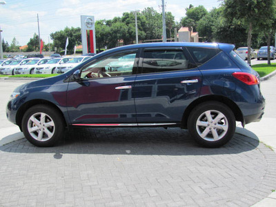 nissan murano 2010 navy blue suv gasoline 6 cylinders front wheel drive automatic 33884