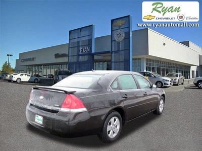 chevrolet impala 2008 dk  brown sedan lt leather flex fuel 6 cylinders front wheel drive 4 speed automatic 55313