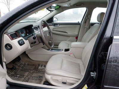 chevrolet impala 2008 dk  brown sedan lt leather flex fuel 6 cylinders front wheel drive 4 speed automatic 55313