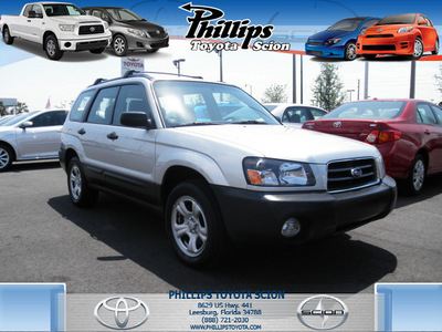 subaru forester 2005 silver suv x gasoline 4 cylinders all whee drive automatic 34788