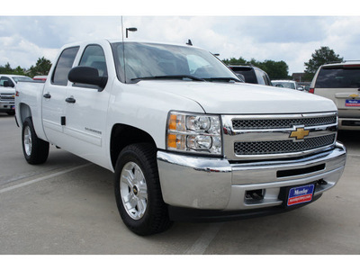 chevrolet silverado 1500 2012 white lt flex fuel 8 cylinders 2 wheel drive automatic 77090