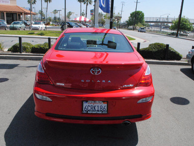toyota camry solara 2008 red coupe sport gasoline 4 cylinders front wheel drive automatic 91010