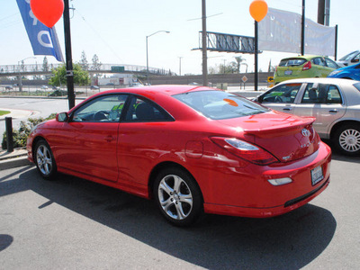 toyota camry solara 2008 red coupe sport gasoline 4 cylinders front wheel drive automatic 91010