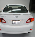 toyota corolla 2009 white sedan s gasoline 4 cylinders front wheel drive automatic 91731