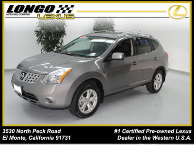 nissan rogue 2009 lt  gray suv s gasoline 4 cylinders front wheel drive automatic 91731