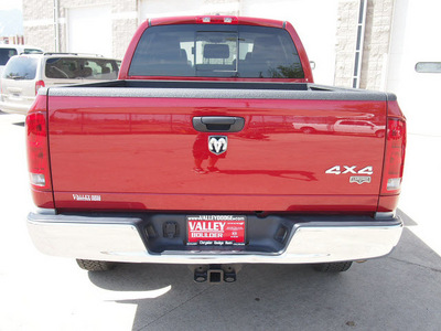 dodge ram pickup 1500 2006 red laramie gasoline 8 cylinders 4 wheel drive automatic 80301