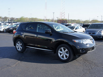 nissan murano 2009 black suv gasoline 6 cylinders all whee drive automatic 19153