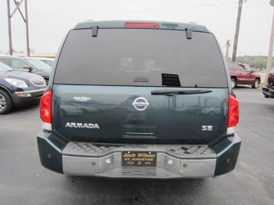 nissan armada 2007 suv se gasoline rear wheel drive 32086