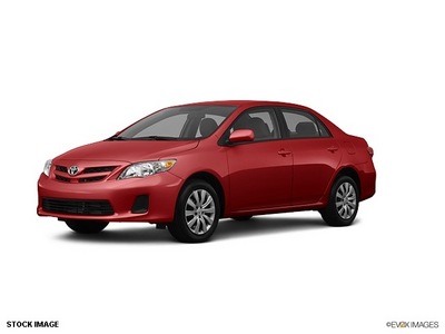toyota corolla 2012 red sedan le gasoline 4 cylinders front wheel drive automatic 55448
