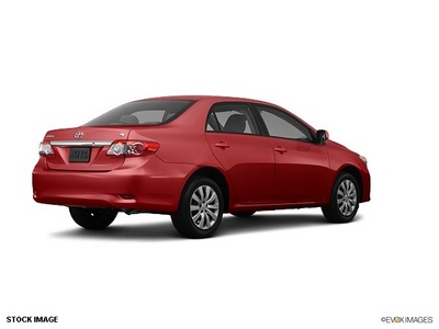 toyota corolla 2012 red sedan le gasoline 4 cylinders front wheel drive automatic 55448