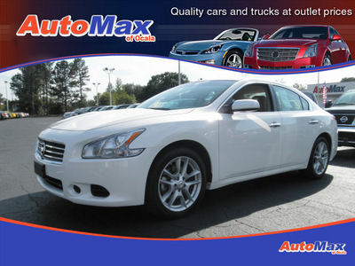 nissan maxima 2011 white sedan gasoline 6 cylinders front wheel drive automatic 34474