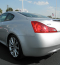 infiniti g37 2008 silver coupe gasoline 6 cylinders rear wheel drive automatic 34474
