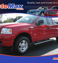 ford f 150 2008 red stx gasoline 8 cylinders 4 wheel drive automatic 34474