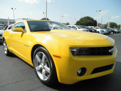 chevrolet camaro 2011 yellow coupe lt gasoline 6 cylinders rear wheel drive automatic 34474