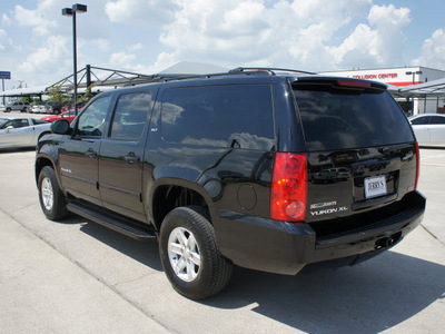 gmc yukon xl 2012 black suv slt flex fuel 8 cylinders 4 wheel drive automatic 76087