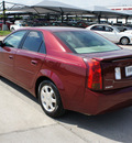 cadillac cts 2003 red sedan gasoline 6 cylinders dohc rear wheel drive automatic 76087